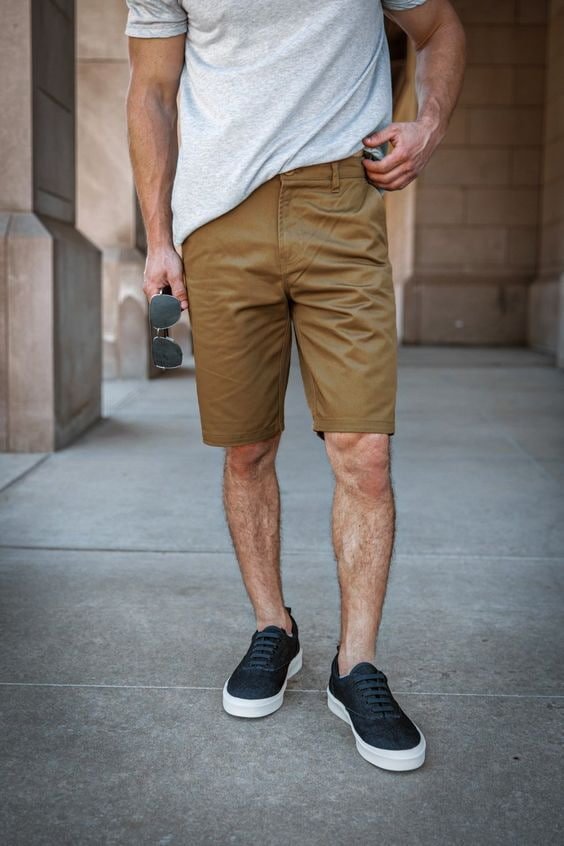 10. Over the Knee Shorts 10. Over the Knee Shorts - Men's Fashion Trends