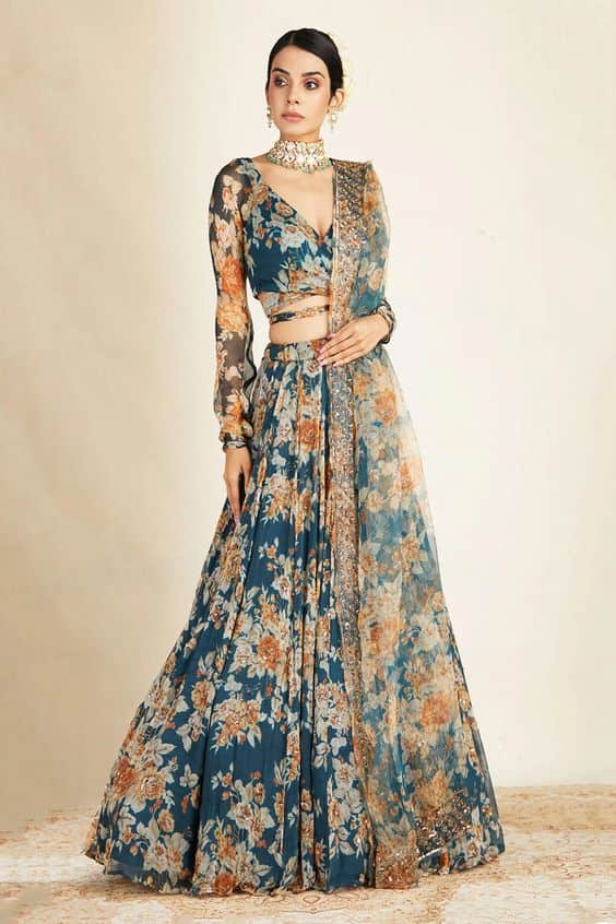 Printed Lehengas Bridal Lehenga Trends - Printed Lehengas
