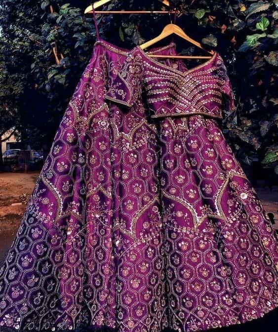 Purple Bridal Lehenga Trend Bridal Lehenga Trends - Purple Bridal Lehenga Trend