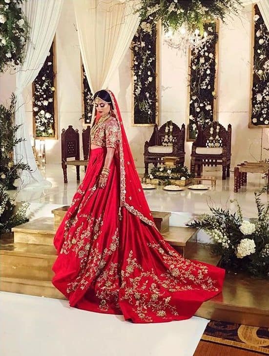 Sweeping Lehenga Trail Bridal Lehenga Trends - Sweeping Lehenga Trail