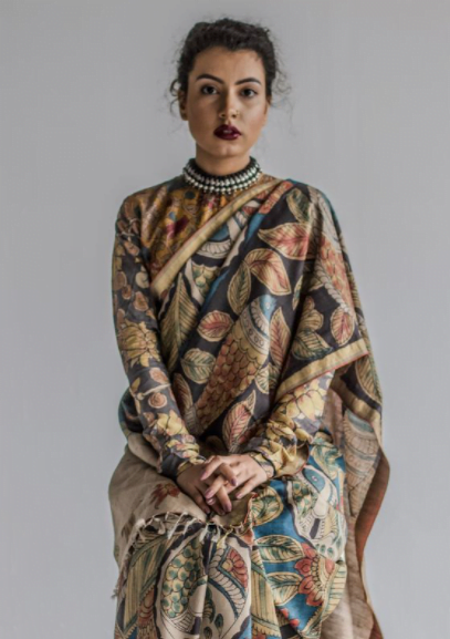 Kalamkari Saree Kalamkari Saree