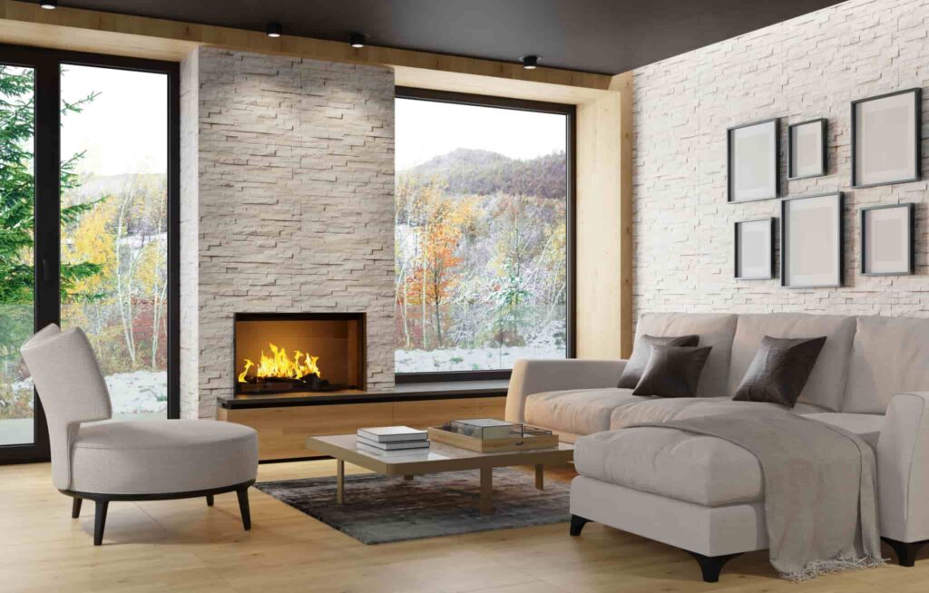 Add a fireplace Add a fireplace