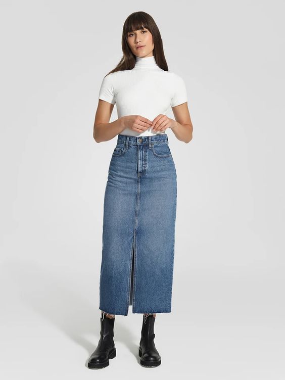 types of skirts with name - Denim Skirt