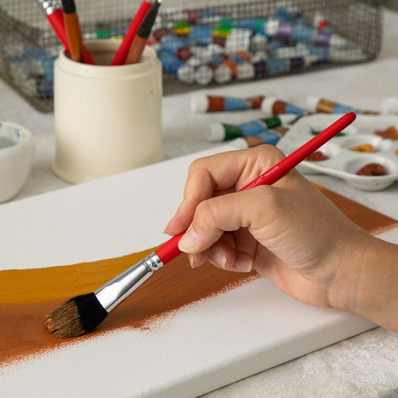 1. Mop Brush 1. Mop Brush - Types of Paintbrushes