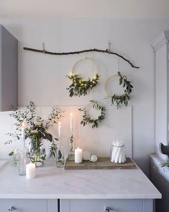 10. Create an Aesthetic Christmas wall with Hangings
