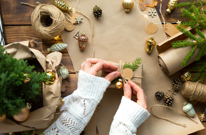 11. Wrap-up Presents with Hand Made Tags