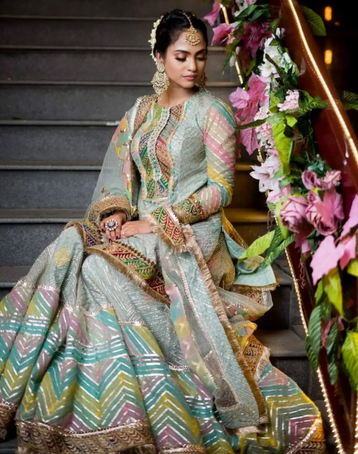 12. Sharara Suits for that Extra Magic 12. Sharara Suits for that Extra Magic