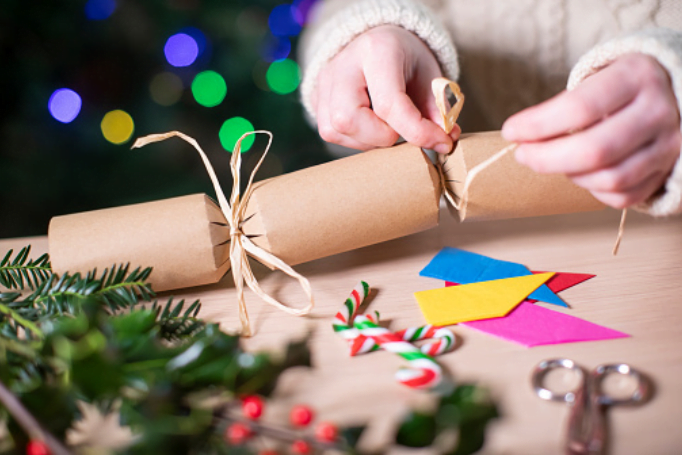7. Make Hand-Made Christmas Crackers
