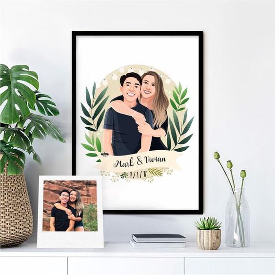 4.Custom Couple Portrait 4.Custom Couple Portrait