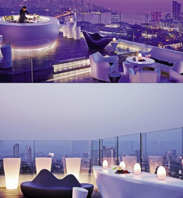 5. AER Rooftop Bar, Worli 5. AER Rooftop Bar, Worli - Romantic Restaurants in Mumbai