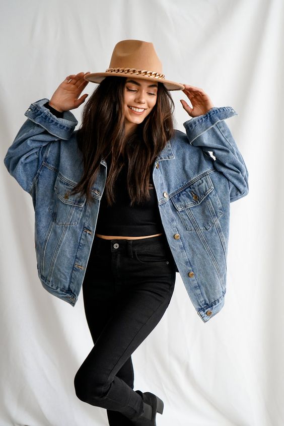 2. Denim Jacket - Types of Jackets For Women