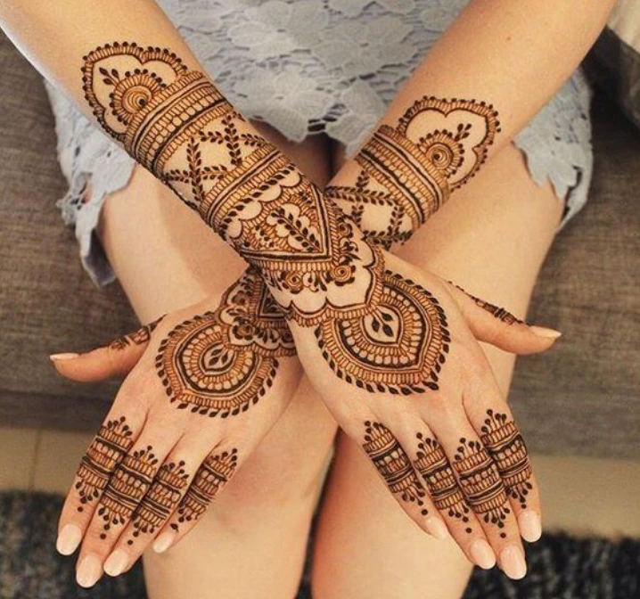 12. Moroccan-Rajasthani Mehndi Designs 12. Moroccan-Rajasthani Mehndi DesignsÂ
