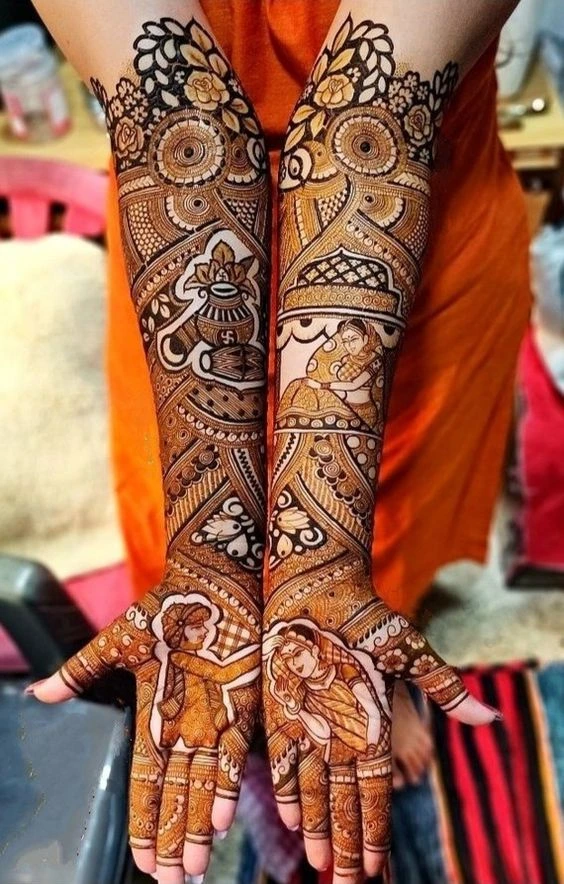 13. Royal Rajasthani Mehndi Designs 13. Royal Rajasthani Mehndi DesignsÂ
