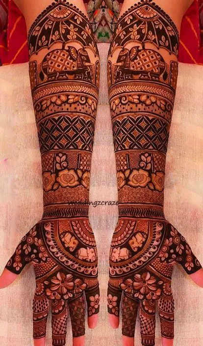 Elephant Bridal Mehndi 2 Elephant Bridal Mehndi 2