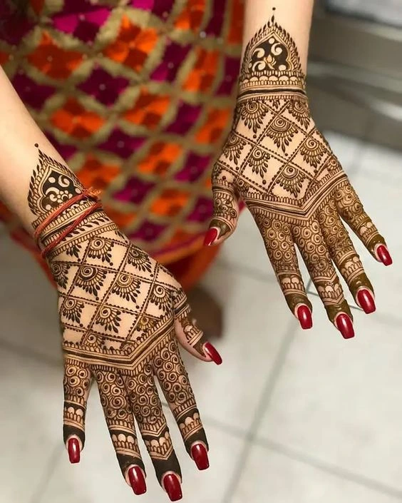 Mesh Mehndi Design 1 Mesh Mehndi Design 1