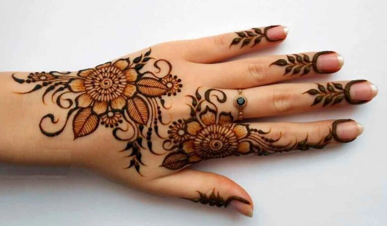 Two Shade Mehndi Design 1 Two Shade Mehndi Design 1