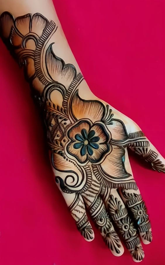 Two Shade Mehndi Design 2 Two Shade Mehndi Design 2