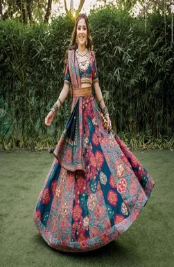 Belted Dupatta Drape