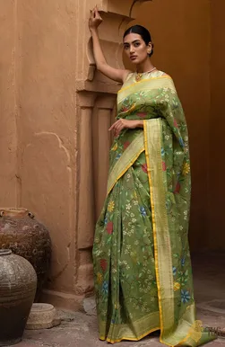 Jamdani Banarasi Saree