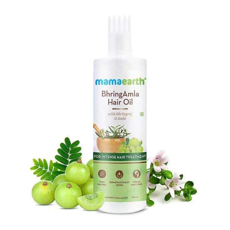 Shampoos for damaged hair Mamaearth BhringAmla Shampoos for damaged hair