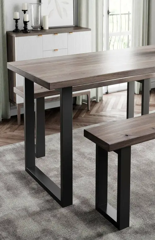 One with U-Shaped Legs Table Sets