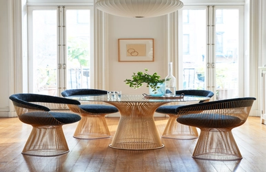 Pedestal Dining Table Set