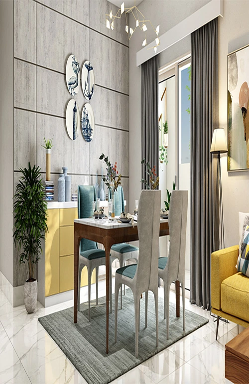 Scandinavian Style Dining Table Set