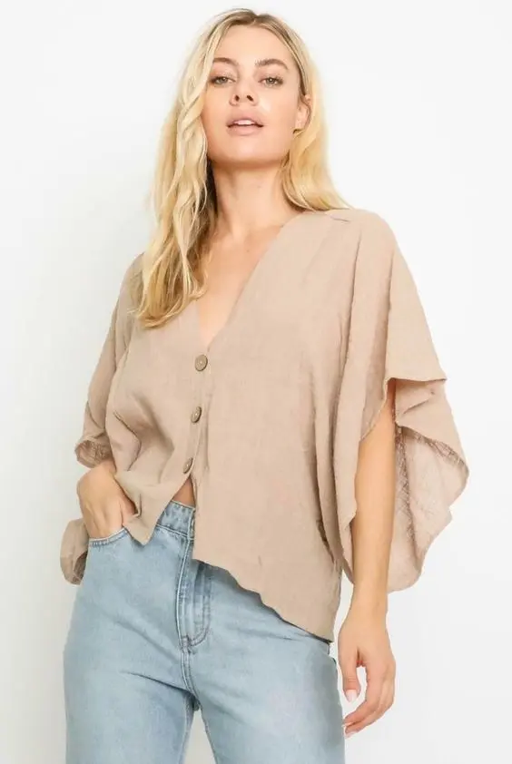 Peasant Top Poncho types of tops - Peasant Top Poncho