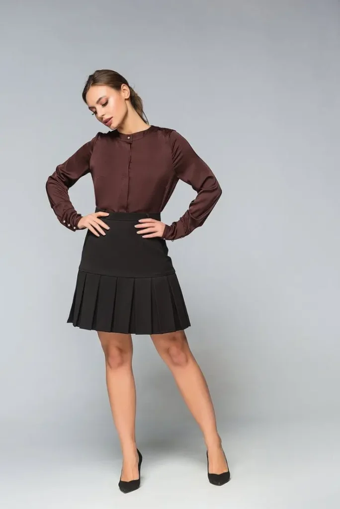 types of skirts with name - Box Pleat Skirts