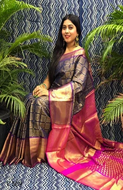 Geometric Banarasi Saree