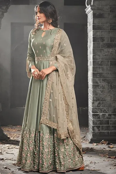 Floor Length Anarkali Suit