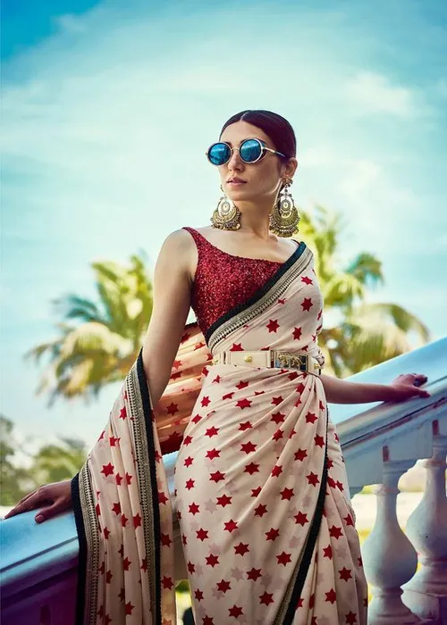 Contemporary Sarees with Belt