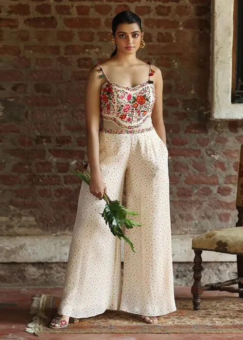 Jumpsuits with Ethnic Embroideries