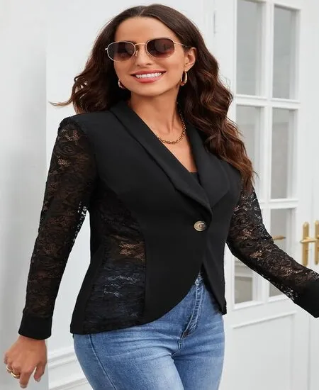 Lace Blazer