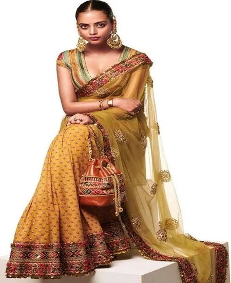 Sabyasachi Style Dupatta - Dupatta ideas for lehenga