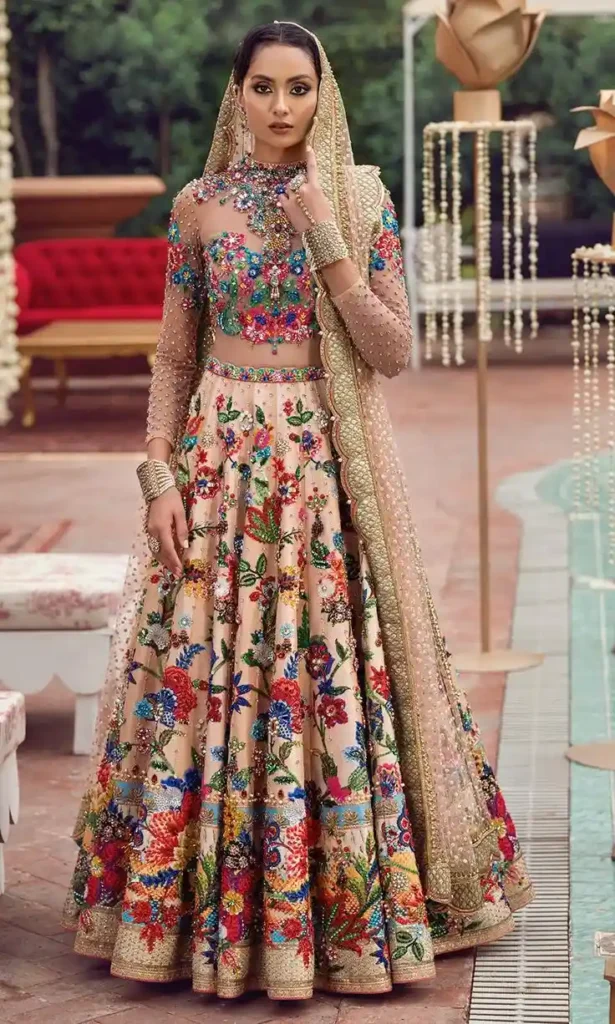 Multi Color Weaving And Embellishment - Bridal Lehenga Trends