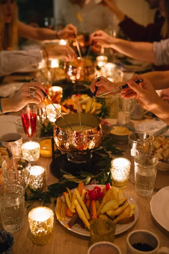 Fondue - Galentine's Day Party Ideas