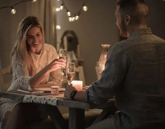 Dinner Date At Home - Valentine's Day Celebration Ideas