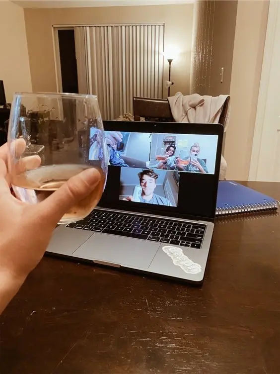 Zoom Cocktail -  Long Distance Valentine's day Ideas