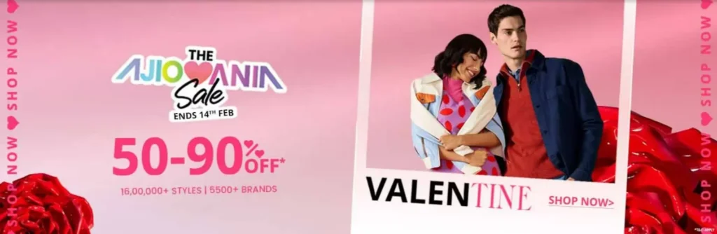 Ajio - Valentine's Day Sales