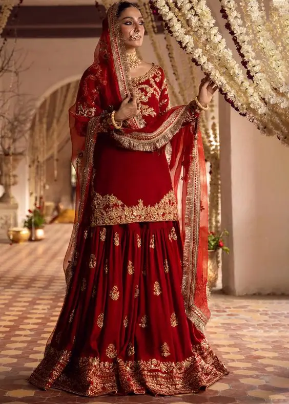 Gharara - Wedding Guest Outfit Ideas