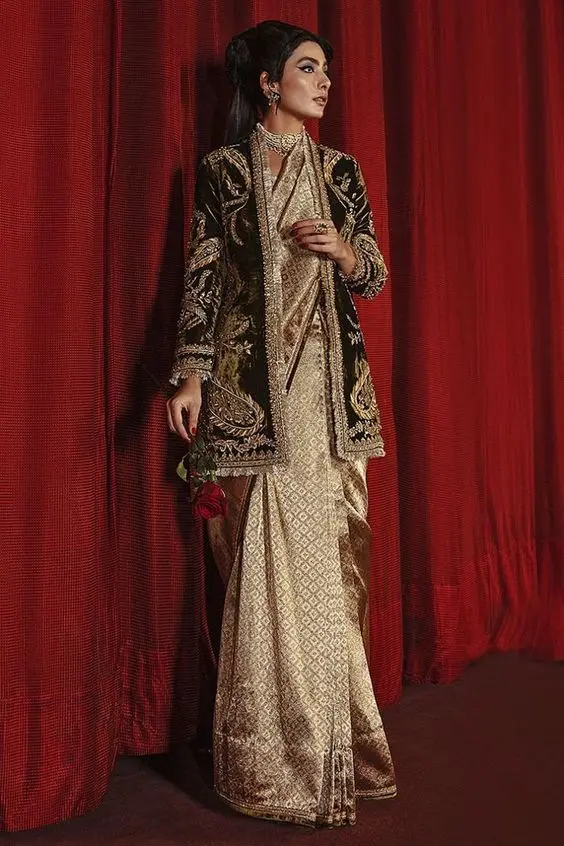 Saree Jackets - Wedding Guest Outfit Ideas
